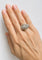 Bague 50 Bague trilogie style Art déco en or blanc 18 carats et diamants 58 Facettes Bague 006