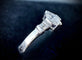 Bague 54 Bague marquise en or blanc 18 carats avec diamants 58 Facettes Bague 012
