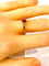 Bague 56 Bague en or jaune 18 carats rubis et diamants 58 Facettes AB716