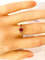 Bague 56 Bague en or jaune 18 carats rubis et diamants 58 Facettes AB716