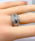 Bague 61 Bague jonc en or jaune 18 carats et diamants 58 Facettes AB718