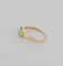Bague 55.5 Bague aigue-marine en or jaune 18 carats 58 Facettes 3042179