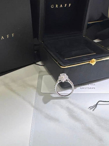 Bague 51 Graff ICON - Bague en or 18K avec diamant 1,01 ct 58 Facettes Jnci32