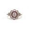 Bague 60 Bague cocktail ancienne en or 750 et platine, diamants et rubis 58 Facettes 1406