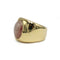 Bague 51 Bague vintage en or jaune 750 et saphir cabochon 58 Facettes 1398