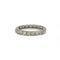 Bague 54 Alliance - Bague en platine sertie de diamants taille ancienne 58 Facettes 1409