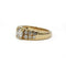 Bague 53 Bague en or jaune 750 avec diamant 0,90 ct et diamants 58 Facettes 1421
