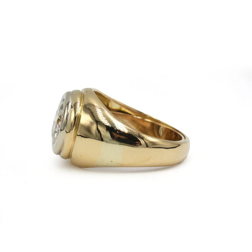 Bague 55 Bague en or jaune 750 - Diamant 2,50 carats 58 Facettes 1397