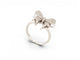 Bague 53 Noeud - Bague en or blanc 18k diamants 58 Facettes 274553