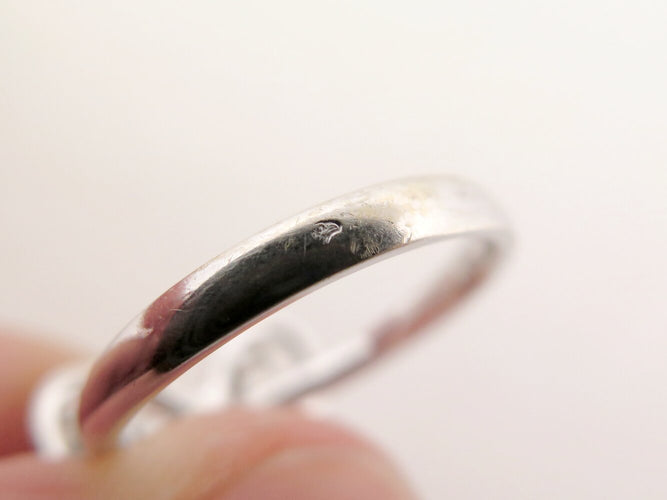Bague 53 Noeud - Bague en or blanc 18k diamants 58 Facettes 274553