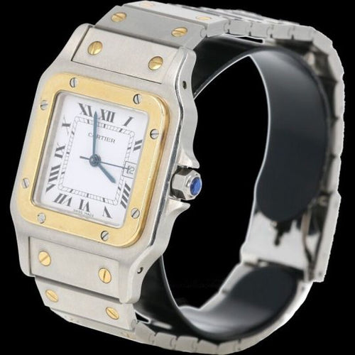 Montre Cartier Montre Santos De Cartier Galbee 58 Facettes MT46230