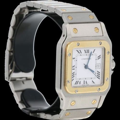 Montre Cartier Montre Santos De Cartier Galbee 58 Facettes MT46230