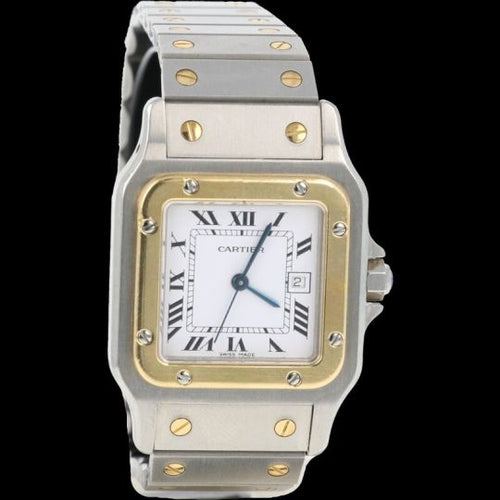 Montre Cartier Montre Santos De Cartier Galbee 58 Facettes MT46230