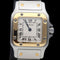 Montre Cartier Santos Galbée - Montre en or jaune et acier 58 Facettes MT46653