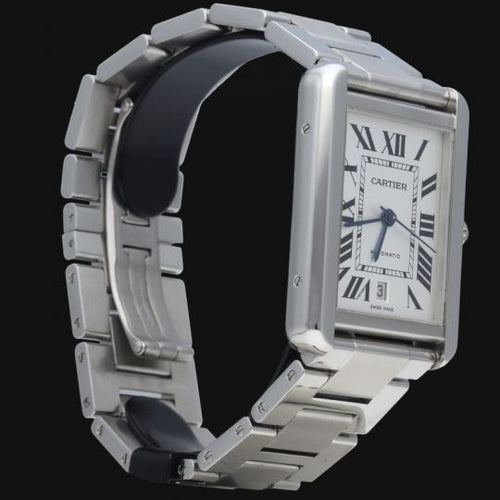Montre Cartier Tank Solo XL - Montre homme en acier 58 Facettes MT46661
