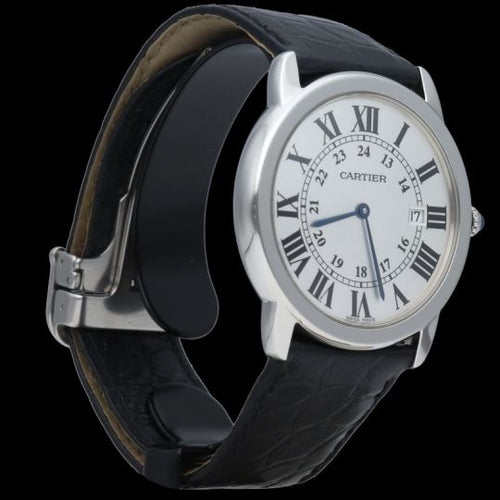 Montre Cartier Montre Ronde Solo De Cartier 36Mm Quartz 58 Facettes MT46667