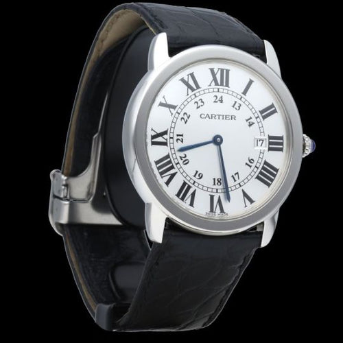 Montre Cartier Montre Ronde Solo De Cartier 36Mm Quartz 58 Facettes MT46667