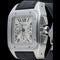 Montre Cartier Santos 100 XL - Montre chronographe automatique en acier 58 Facettes MT46655