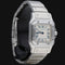 Montre Cartier Santos Galbée PM - Montre femme en acier quartz 58 Facettes MT46675