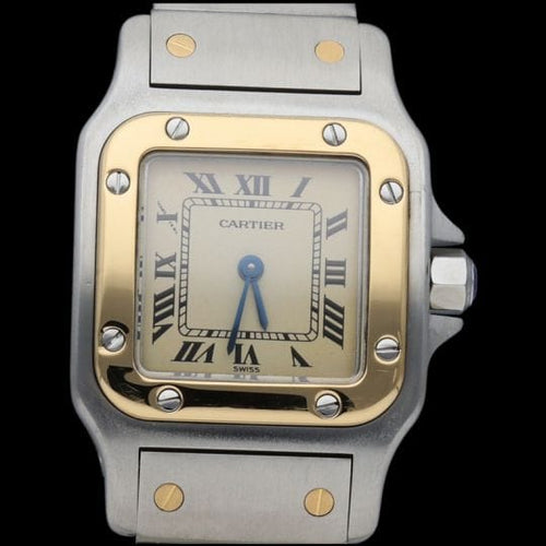 Montre Cartier Montre Santos De Cartier Galbee 58 Facettes MT46680