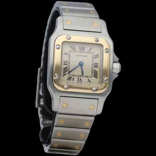 Montre Cartier Montre Santos De Cartier Galbee 58 Facettes MT46680