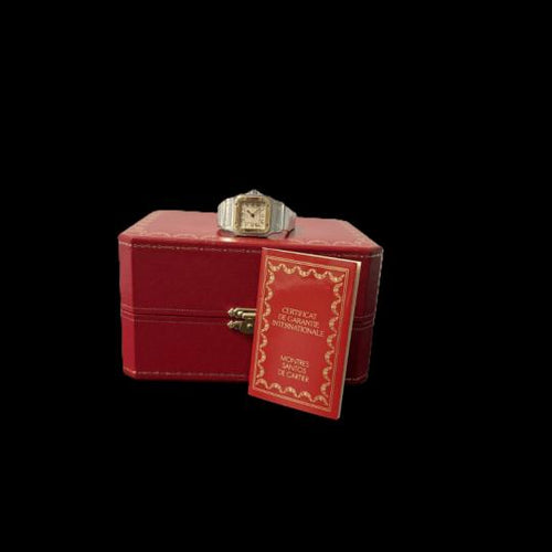 Montre Cartier Montre Santos De Cartier Galbee 58 Facettes MT46680