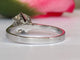Bague 54 Bague de fiançailles solitaire - Or blanc 14 ct et diamant 1,24 ct 58 Facettes ring