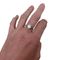 Bague 54 Bague de fiançailles solitaire - Or blanc 14 ct et diamant 1,24 ct 58 Facettes ring