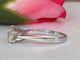 Bague 54 Bague de fiançailles solitaire - Or blanc 14 ct et diamant 1,24 ct 58 Facettes ring