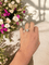 Bague 53 Bague rosette vintage en or blanc 14 ct avec diamants 0,83 ct 58 Facettes ring