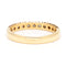 Bague 55 Bague alliance demi-éternité en or jaune 18k et diamants 58 Facettes F4F9F5C58E9D47AFB4EFE0FBC699E232