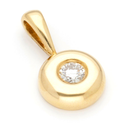 Pendentif Punto Luce - Pendentif en or jaune 18k et diamant 0,35 ct 58 Facettes 854DC60CFFCA44A9B6D8E0AEB946A230