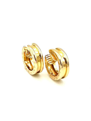 Boucles d'oreilles BVLGARI B.Zero1 - Boucles d’oreilles créoles en or rose 18K 58 Facettes BVLGARI BO