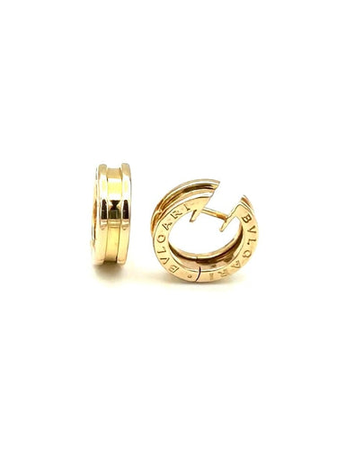 Boucles d'oreilles BVLGARI B.Zero1 - Boucles d’oreilles créoles en or rose 18K 58 Facettes BVLGARI BO