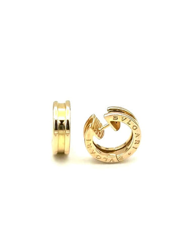 Boucles d'oreilles BVLGARI B.Zero1 - Boucles d’oreilles créoles en or rose 18K 58 Facettes BVLGARI BO