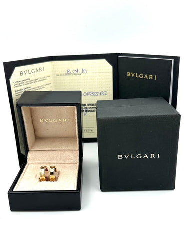 Boucles d'oreilles BVLGARI B.Zero1 - Boucles d’oreilles créoles en or rose 18K 58 Facettes BVLGARI BO