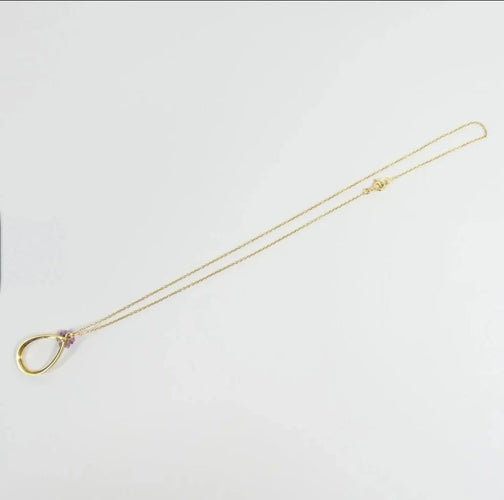 Collier Collier - Pendentif goutte en or jaune 18 carats et diamants 58 Facettes