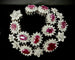 Boucles d'oreilles H. Joaillerie - Boucles d’oreilles en or blanc 18 carats, rubis et diamants 58 Facettes BO 006