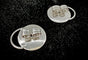 Boucles d'oreilles H. Joaillerie - Boucles d’oreilles en or blanc 18 carats, rubis et diamants 58 Facettes BO 006