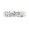 Bague Bague rivière en or blanc sertie de diamants de 0,50 ct 58 Facettes 22942