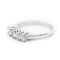 Bague Bague rivière en or blanc sertie de diamants de 0,50 ct 58 Facettes 22942