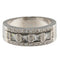 Bague 55 Bague alliance - Fedina en or blanc 18 kt avec diamants 58 Facettes G3939