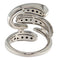 Bague Bague vintage fantaisie en or blanc 18 kt avec diamants 0,56 ct 58 Facettes G3938