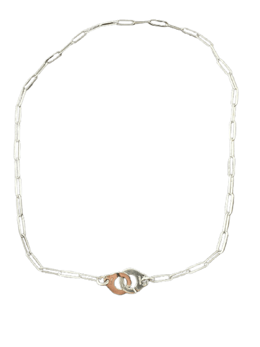 Collier Dinh Van Menottes - Collier en or blanc 18 carats 58 Facettes DV COLLIER