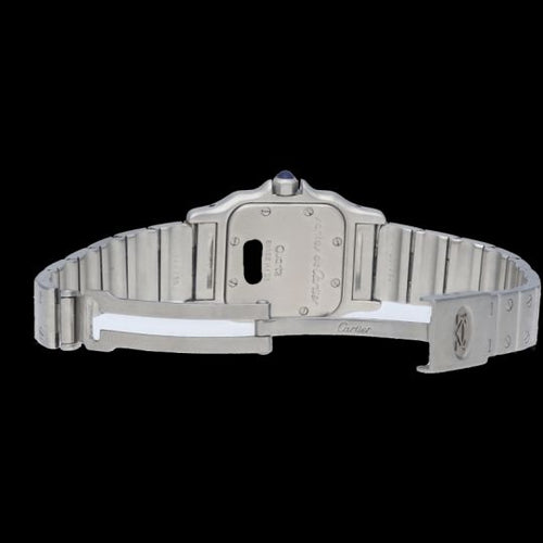 Montre Cartier Santos Galbée - Montre femme en acier, quartz 58 Facettes MT46679