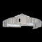 Montre Cartier Santos Galbée - Montre femme en acier, quartz 58 Facettes MT46679