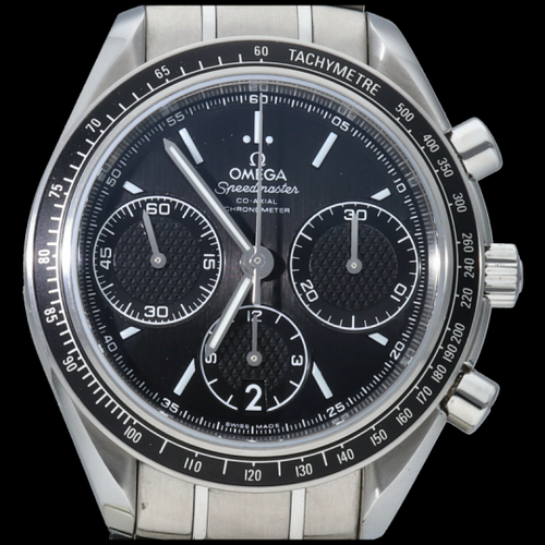 Montre Omega Speedmaster Racing - Montre chronographe Co-Axial en acier 58 Facettes MT46636