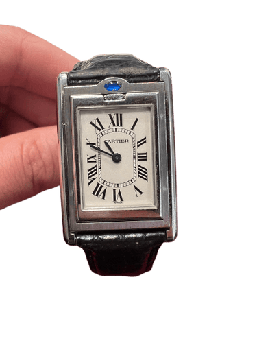 Montre Cartier Tank Basculante - Montre quartz réf. 2405 24 x 35 mm 58 Facettes Bascu