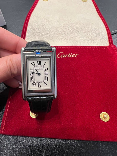 Montre Cartier Tank Basculante - Montre quartz réf. 2405 24 x 35 mm 58 Facettes Bascu
