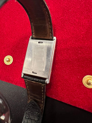 Montre Cartier Tank Basculante - Montre quartz réf. 2405 24 x 35 mm 58 Facettes Bascu